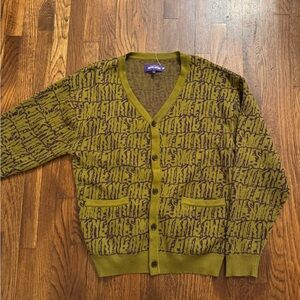 Fucking Awesome Stretched Stamp Cardigan size small